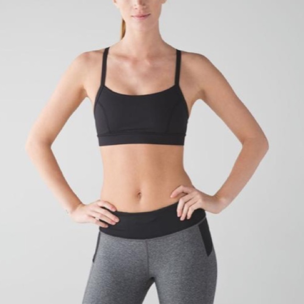 Lululemon Sports Bra Black Size 6